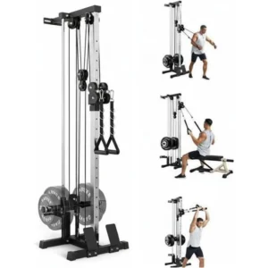 Wall Mount Cable Station Dual Pulley Cable Crossover Machine