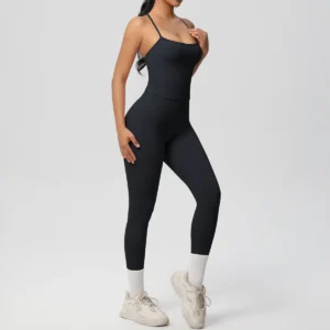 Halter Yoga Top Set Fitness Gym Suit