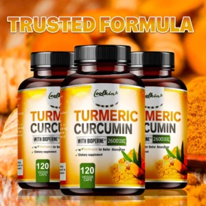 Turmeric Curcumin - 95% Curcumin & Bioperine - Highly Absorbable Turmeric Supplement