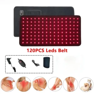 NEW 120 LEDs Red Light Belt 660nm&850nm