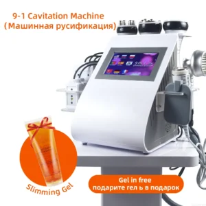 9 in 1 40K Cavitation Ultrasonic Body Slimming Machine Body Shape Loss Weight Vacuum Rejuvenation Skin Lift Tighten Tool